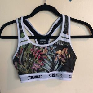 Stronger Label sports bra